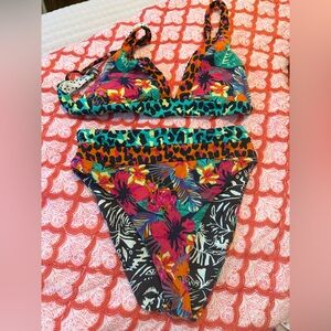 Maaji Multicolor Floral Bikini Set